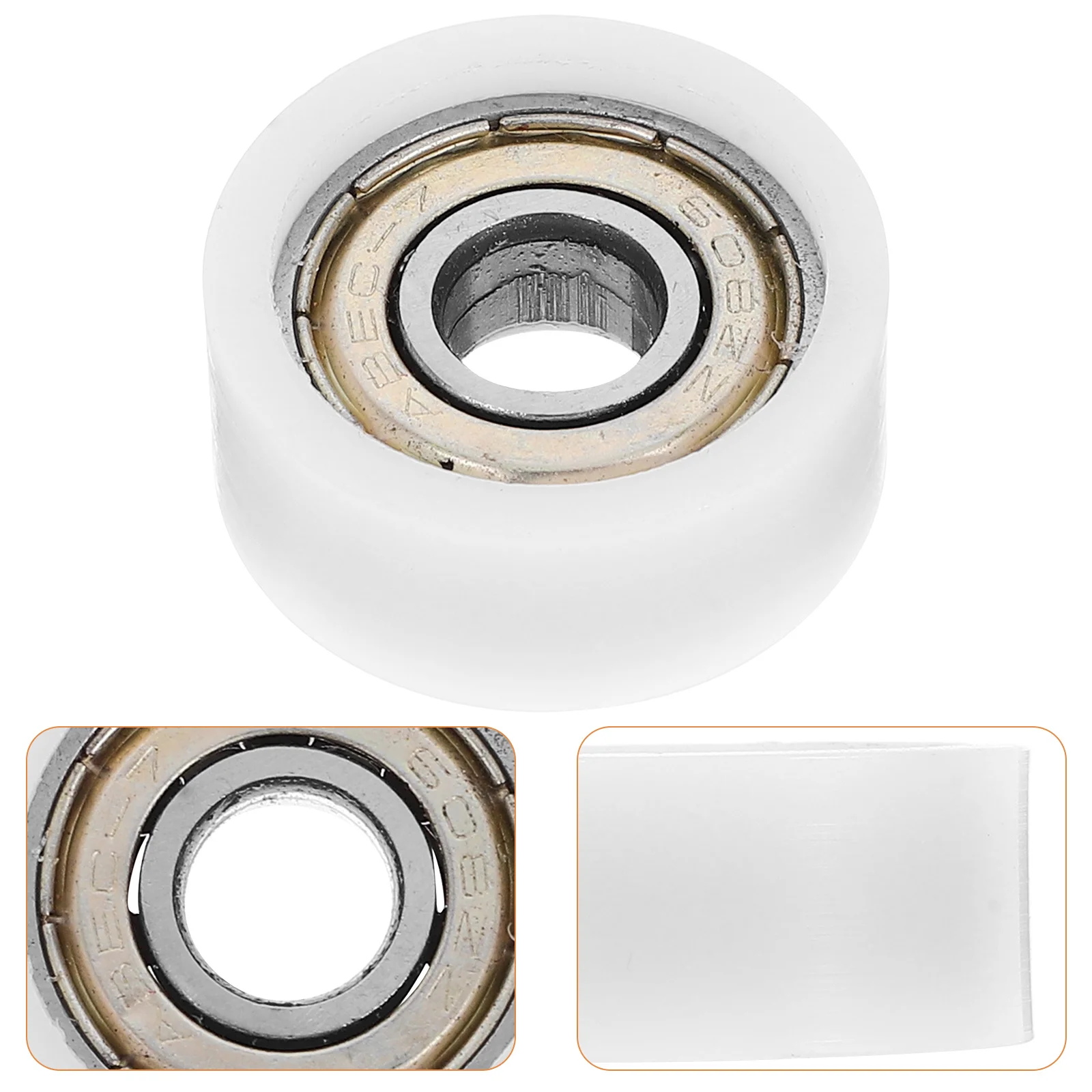 

8pcs U Type Groove Nylon Pulley Wheel Heavy Duty Drawer Sliding Roller For Cabinet Doors Ball Bearing Guide Hardware