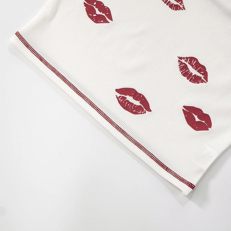 CUTENOVA Women Sexy Hottie Girls Style Printed Camisole Short Tops Summer New Casual Simple Versatile For Y2K Hipster Girls Wear