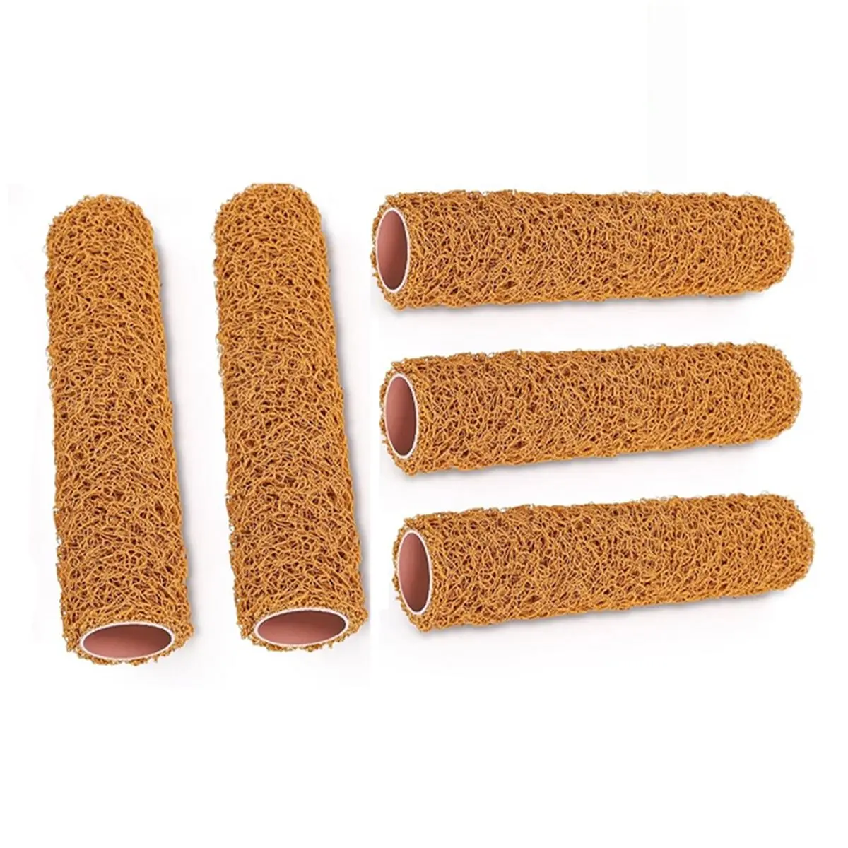 DT38 5Pcs 9Inch Textured Paint Roller Small Textured Roller for Painting Walls Popcorn Ceiling Home Improvement Paint