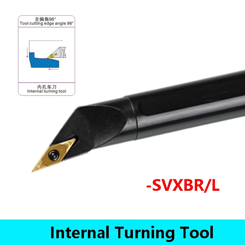 LIHAOPING S10K-SVXBR11 S12M-SVXBR11 S16Q-SVXBR11 S20R-SVXBR11 내부 터닝 공구, SVXBR 금속 선반, CNC 절삭 공구 삽입 