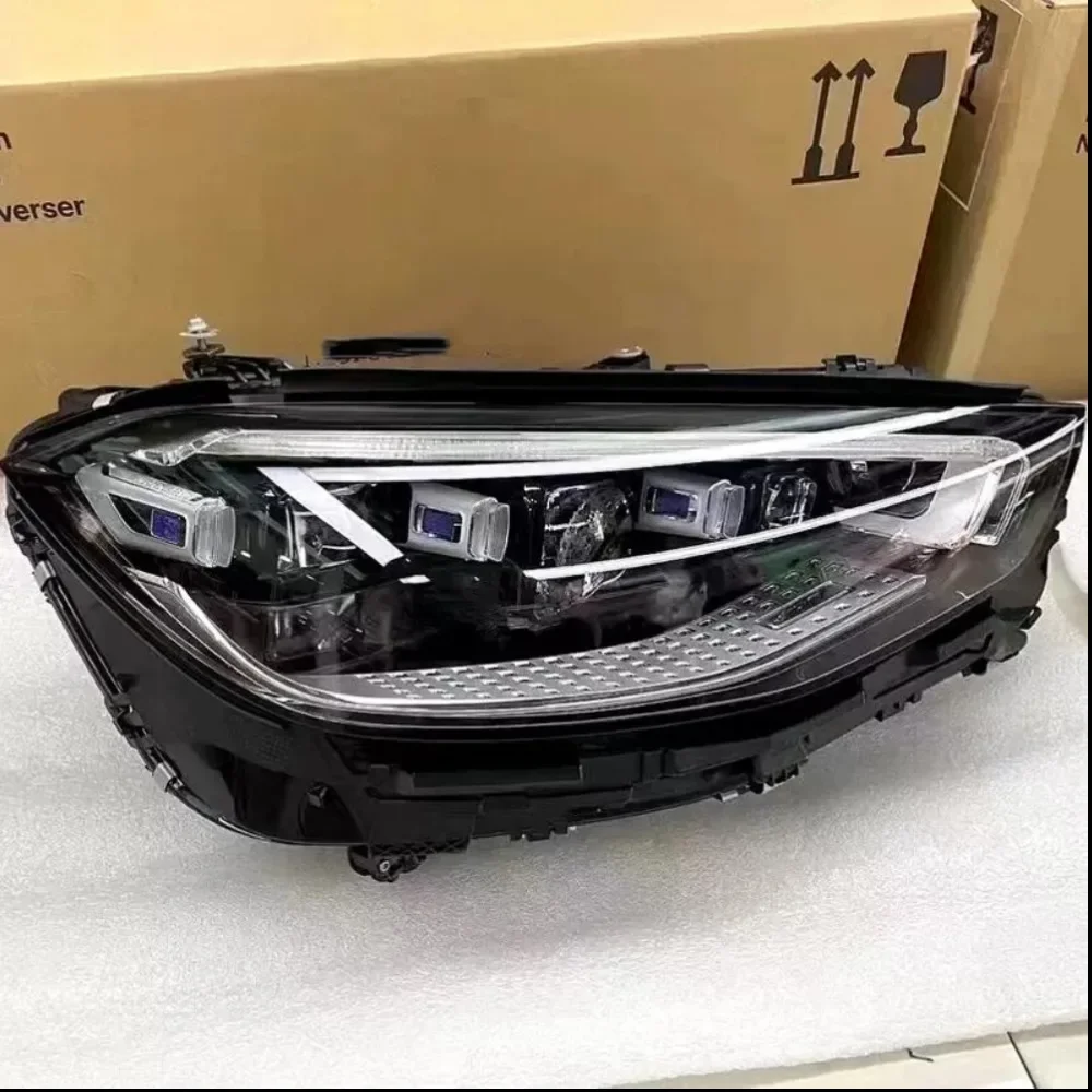 

Автомобильные фары в сборе для Mercedes-Benz S class S400 S450L W223 светодиодные DRL дневные ходовые огни указатель поворота фара
