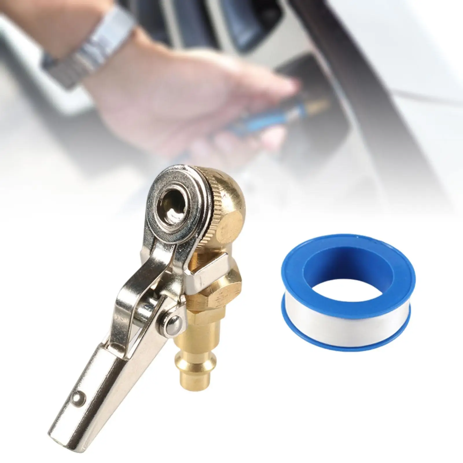 

Воздушный патрон для шин с зажимом для шинного патрона для автокомпрессоров, аксессуары для автофургонов