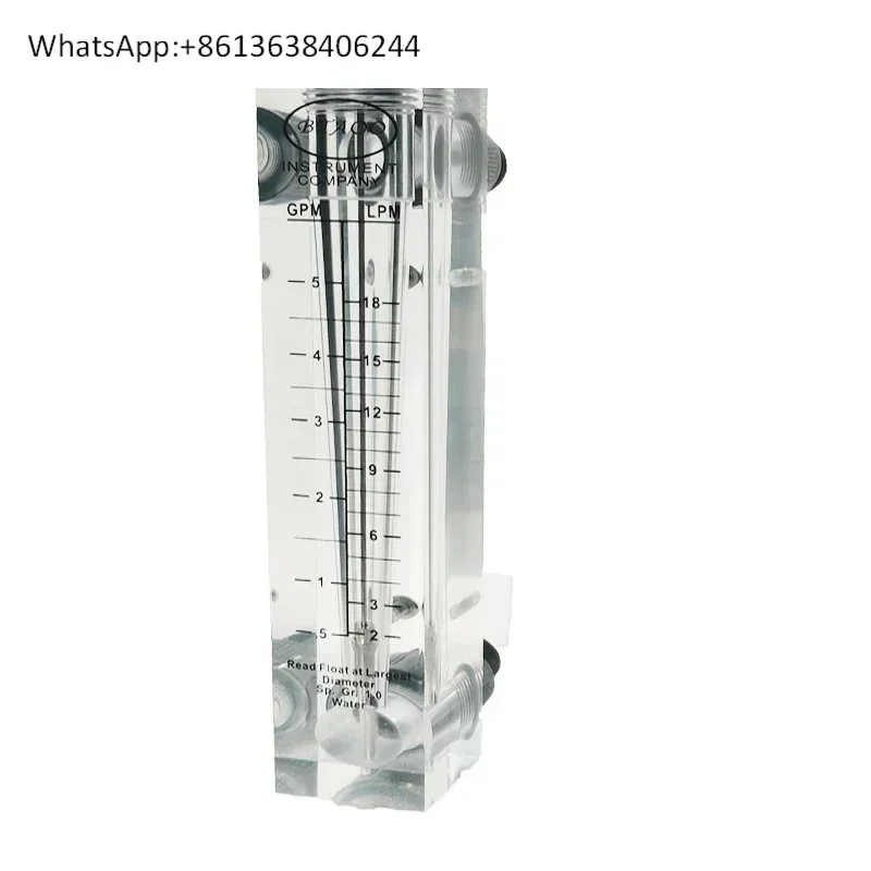 LZM-15J Baotong Air Nitrogen Oxygen Rotor Gas Plexiglass Float Liquid Water Flow Meter