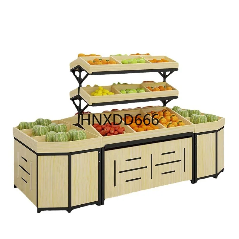 

Fruit shelf display rack, fruit shelf, fruit store commercial creative multi-layer multifunctional island vegetable shelf