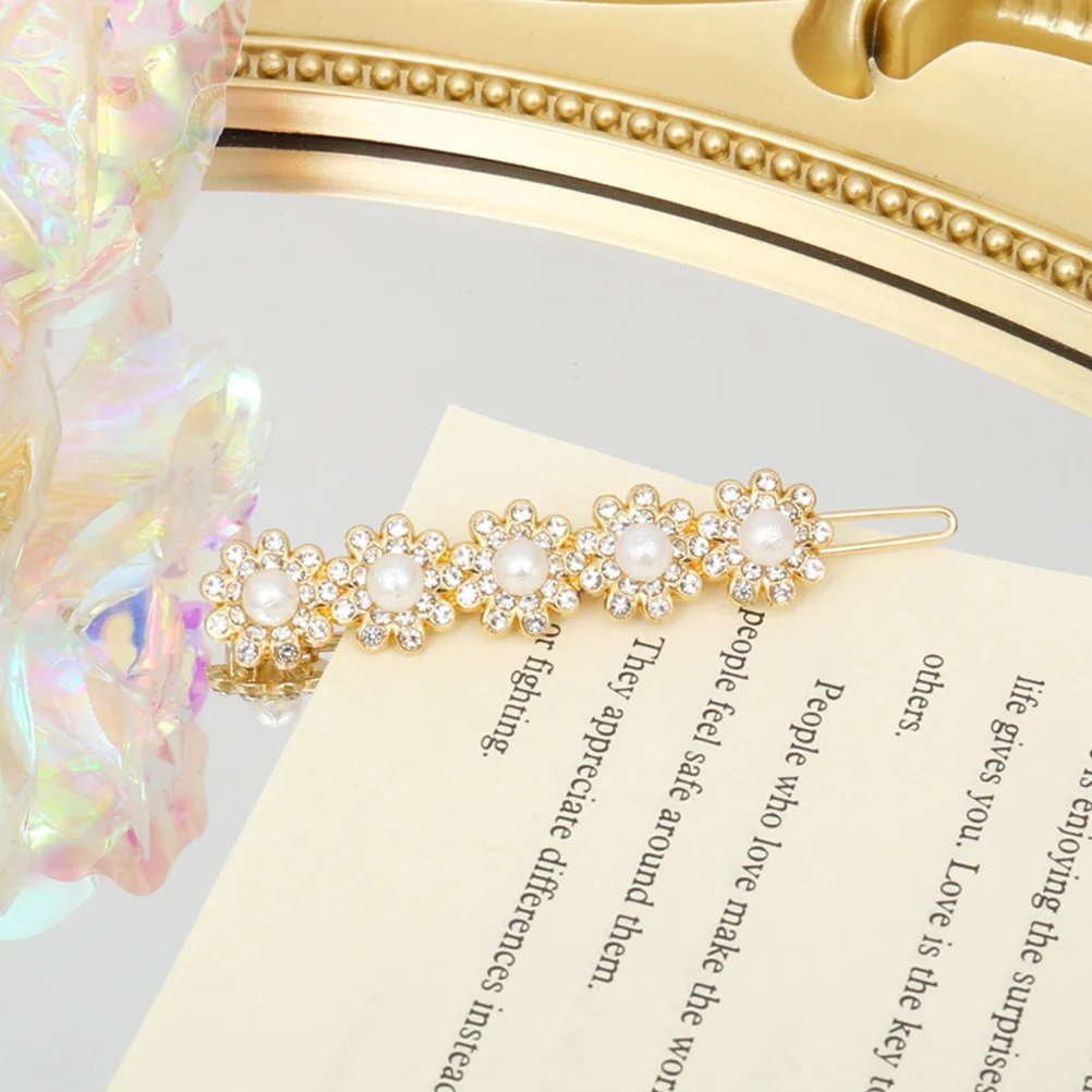 

Sun Flower Hair Clip Female Headdress Fixing Alloy Clips Woman Decorative Barrettes Girl Hairpin Accessories Fashion