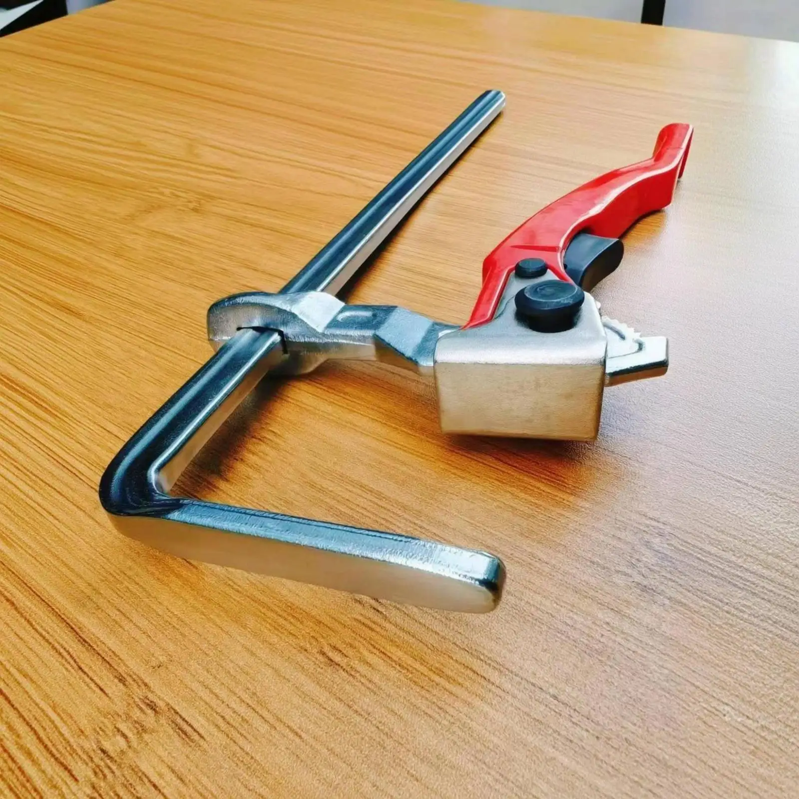 Quick Release Ratchet Clamp F Style Woodworking Clamp for Boards Panels Gluing Cutting Assembly Projects