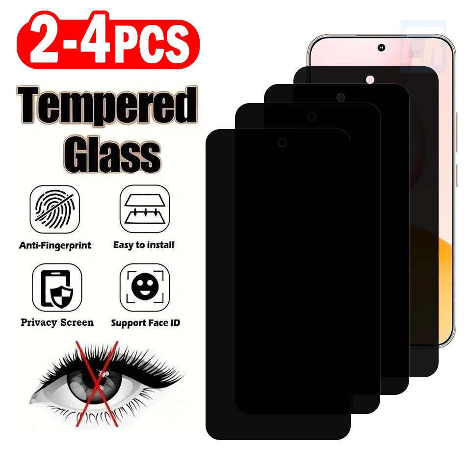 

2-4 шт. антишпионская защитная пленка для экрана для Honor 400 Pro 300 200 90 Smart 70 Lite закаленное стекло для Honor X8a X7a X6a X5 Plus