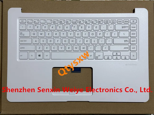Teclado Eua Original para Asus X510u X510ua X510uf X510ur com Moldura 100 Novo