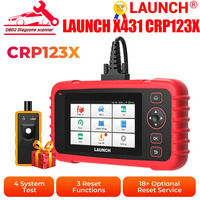 LAUNCH X431 CRP123X OBD2 Scanner Auto Code Reader Car Diagnostic Tool ENG AT ABS SRS WIFI Diagnostics Scan OBDII Automotive 123E