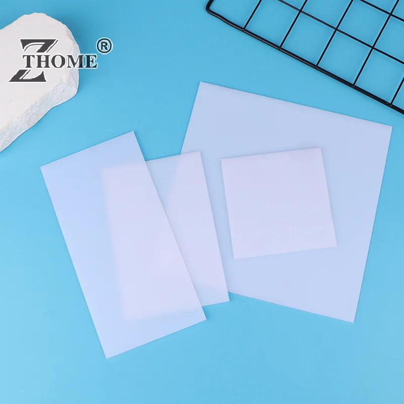 1 Stück Acryl Diffusor Blatt Dicke Kunststoff LED Licht milchig durchscheinende Rohlinge Platte