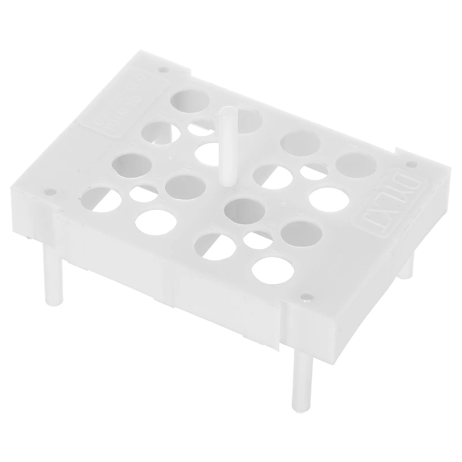 حامل أنبوب الاختبار أنابيب الطرد المركزي تدعم منظم رف الطرد المركزي ذو الطبقة المزدوجة الدائرية