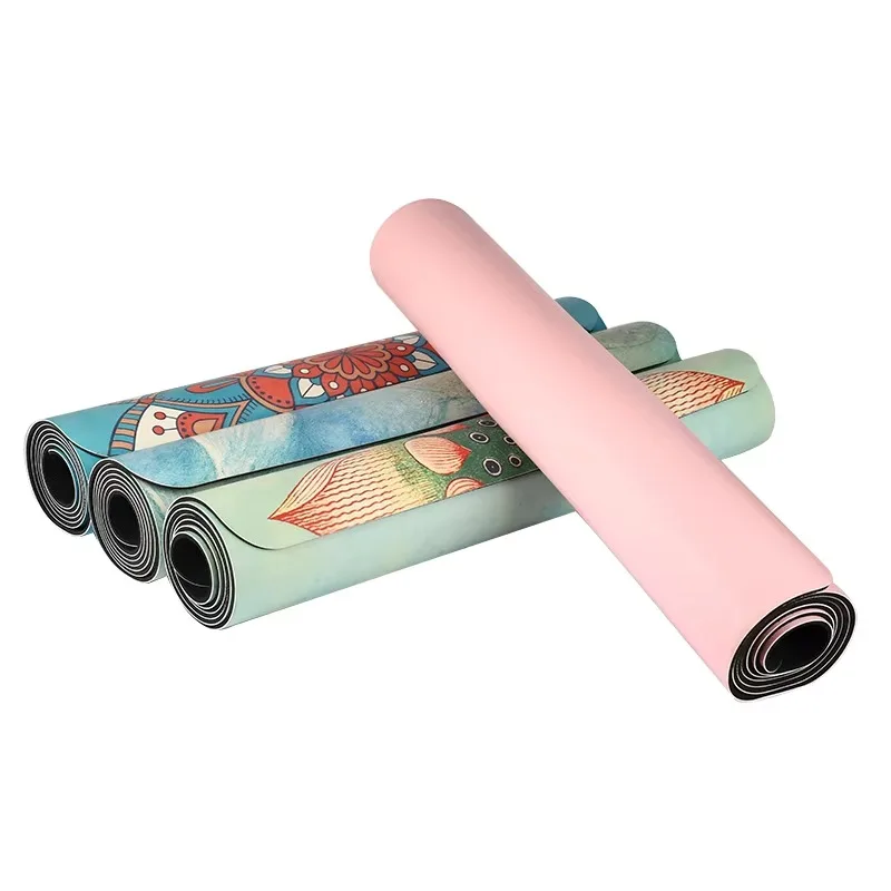 YTYIN High Quality Custom Printed 5mm Thick PU Natural Rubber Yoga Mat Personalized For Your Practice