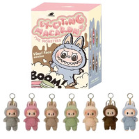 New Hot  Labubu 2025 The Monsters Vinyl Face Doll Heart-Moving Macaron Doll  Figure Guessing Bag Holiday Gifts