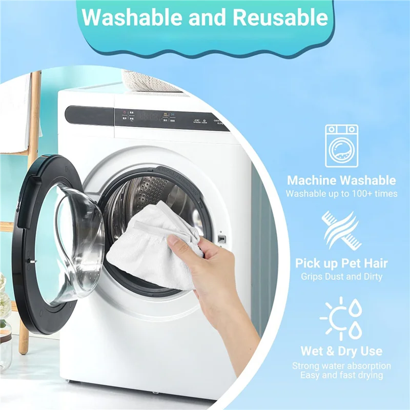 LNHF 16 Pack Steam Mop Pads For Handheld Steam Cleaner,For Bissell Steam Shot, Wagner, Pursteam,Mcculloch,Dupray,Comforday