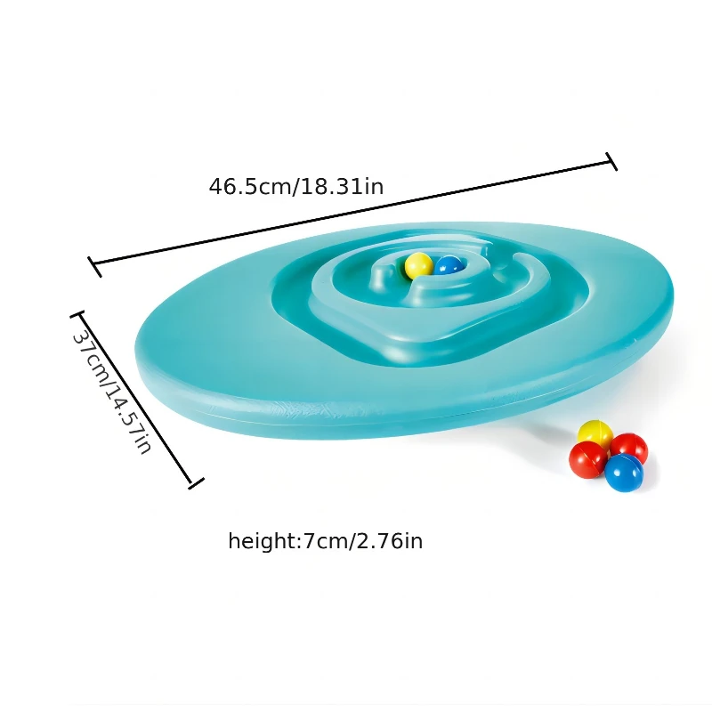 1Pc Creative Home Balance Board Concentration Training Device For Children/Adult PE Egg-Shaped Balance Table Development Balance