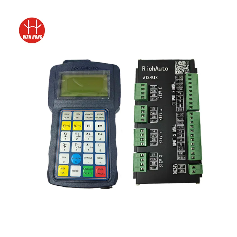 RichAuto DSP B18 4-Axis Linkages Motion Control System CNC Engraving And Cutting Remote Motion Controller