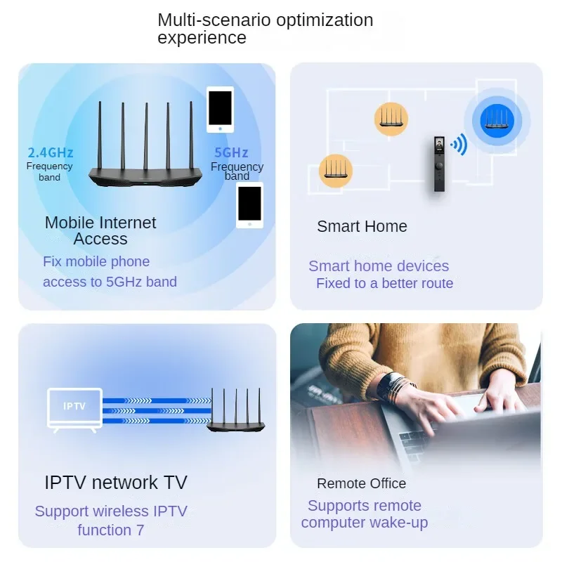 TP-LINK WiFi7 BE3600 Router 2.5G Gigabit Ethernet Port Home High Speed Internet Connection 2 WAN Ports Convergence Acceleration