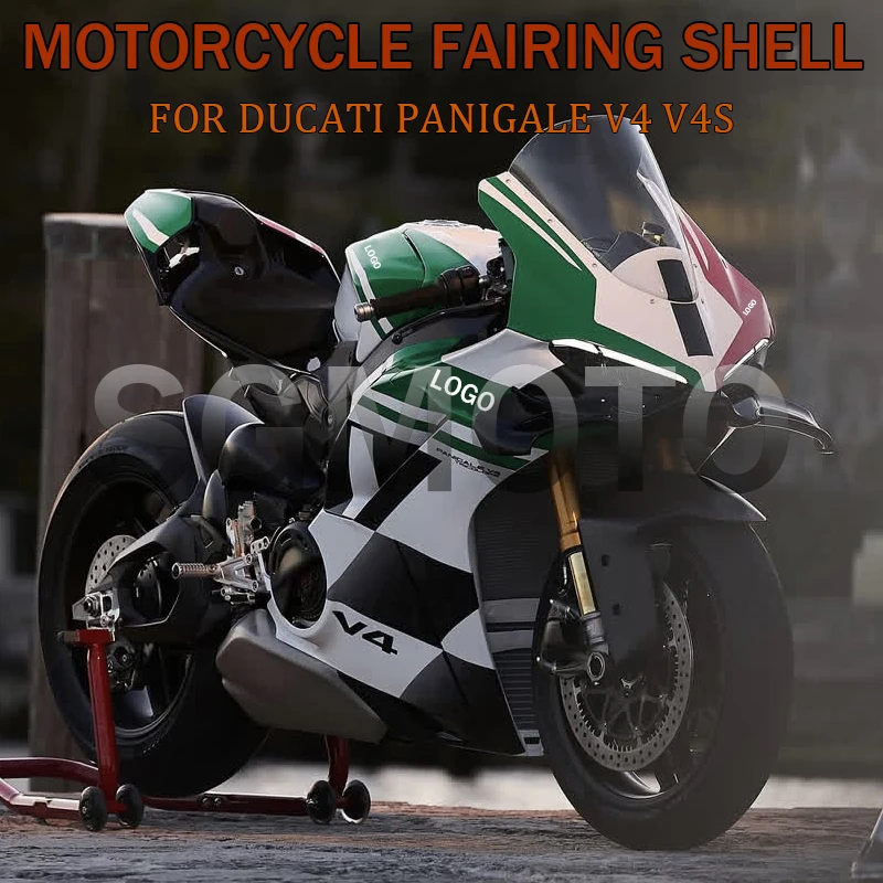 

For DUCATI Panigale V4 V4S 2022 2023 2024 Motorcycle Fairing Housing Motorcycle Complete Protection Cover PanigaleV4 PanigaleV4S
