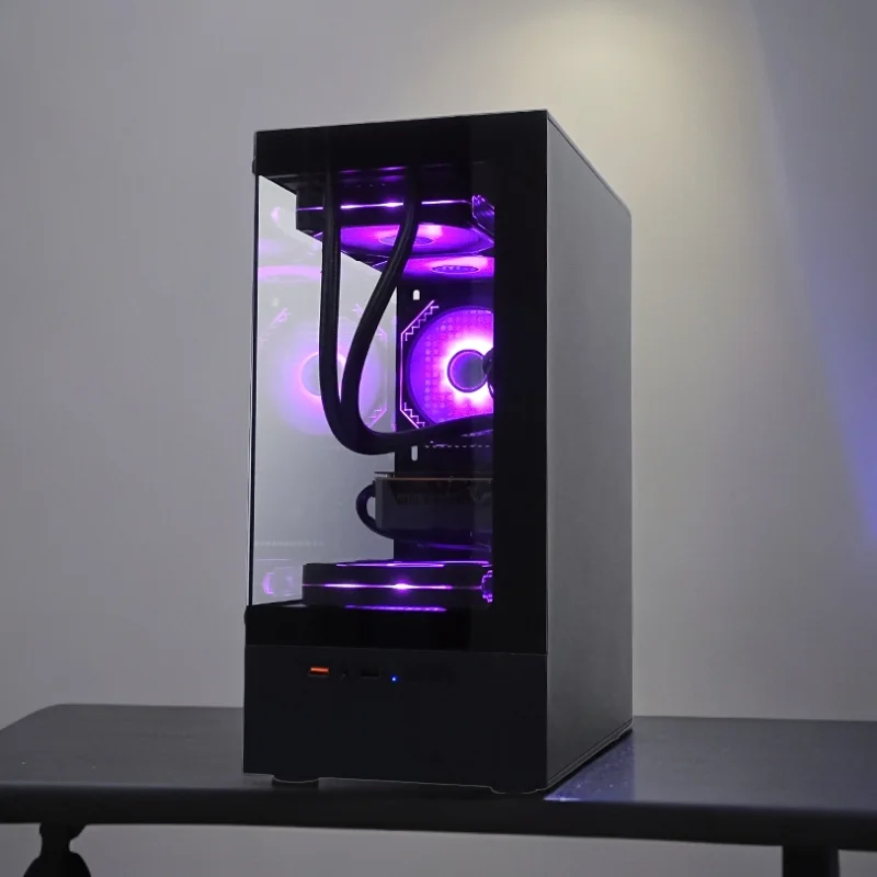 New Gaming PC Case R5 5500GT/5600 16G 3200 RAM 256G SSD Computer PC Casing Gaming Computer Cases Towers