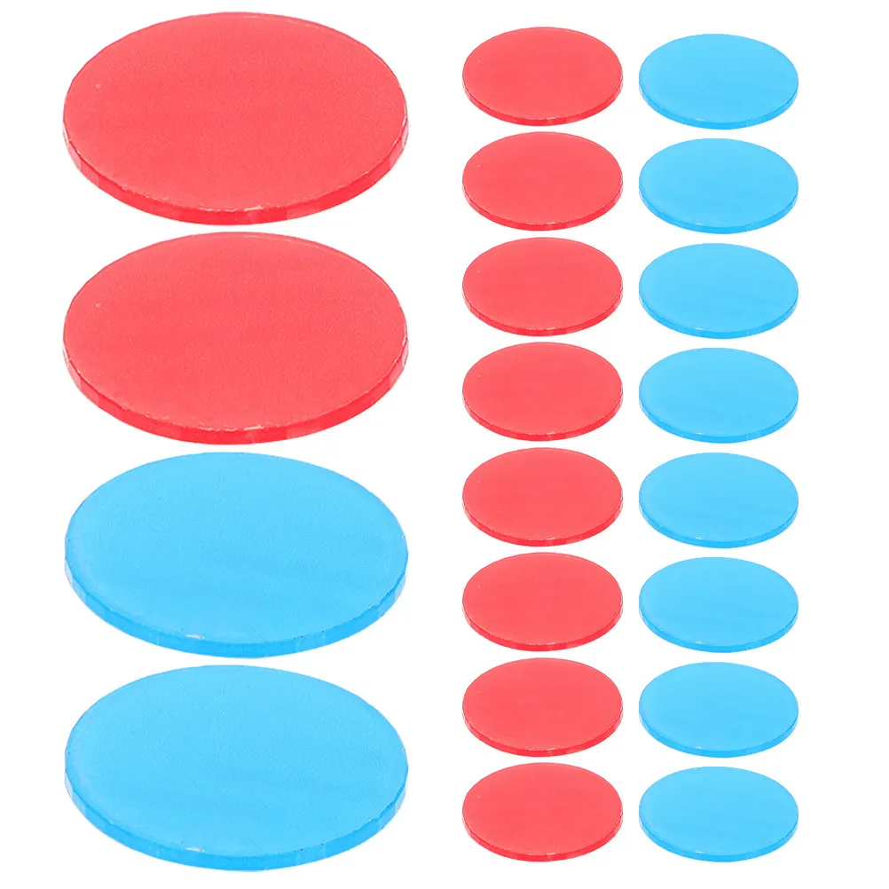 

20Pcs Hot Cold Acrylic Water Stickers Waterproof Self-Stick Labels for Faucets Sinks Bathroom Shower Hotel Use