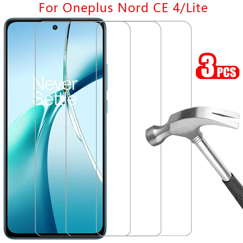 protective tempered glass for oneplus nord ce 4 lite screen protector on one plus nordce nordce4 ce4 4lite ce4lite 5g film glas