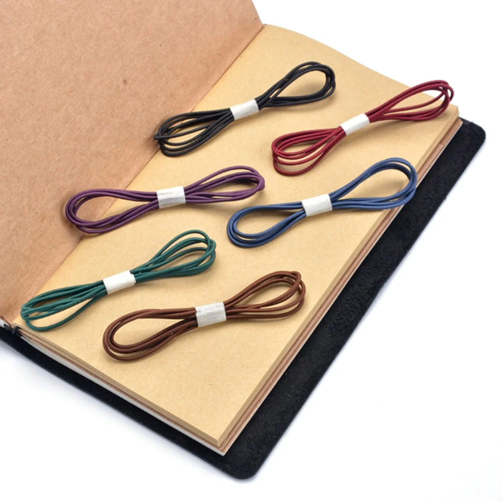 4pcs Connection Ropes For Notebooks Bands For A5 Notebook 1M Long Nylon Rope Replacement Diy Hand Account Accessories