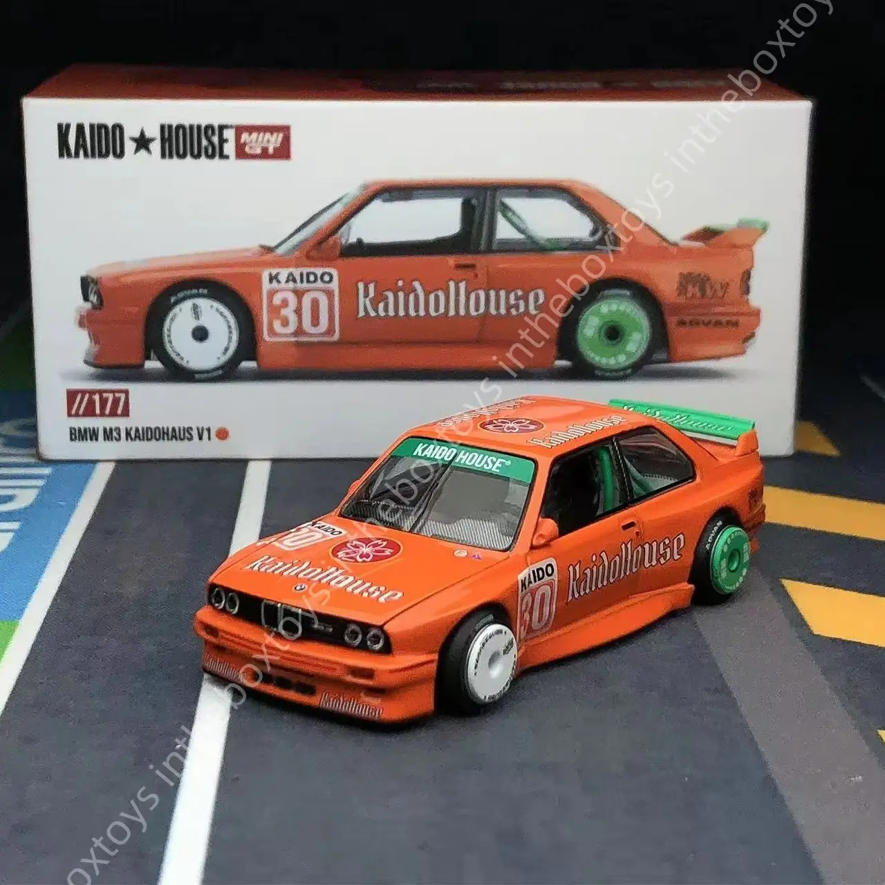 

In theBoxToys Store Kaido House 1/64 KHMG177 M3 Kaidohaus V1 Diecast Model Car Collection Limited Edition Toys
