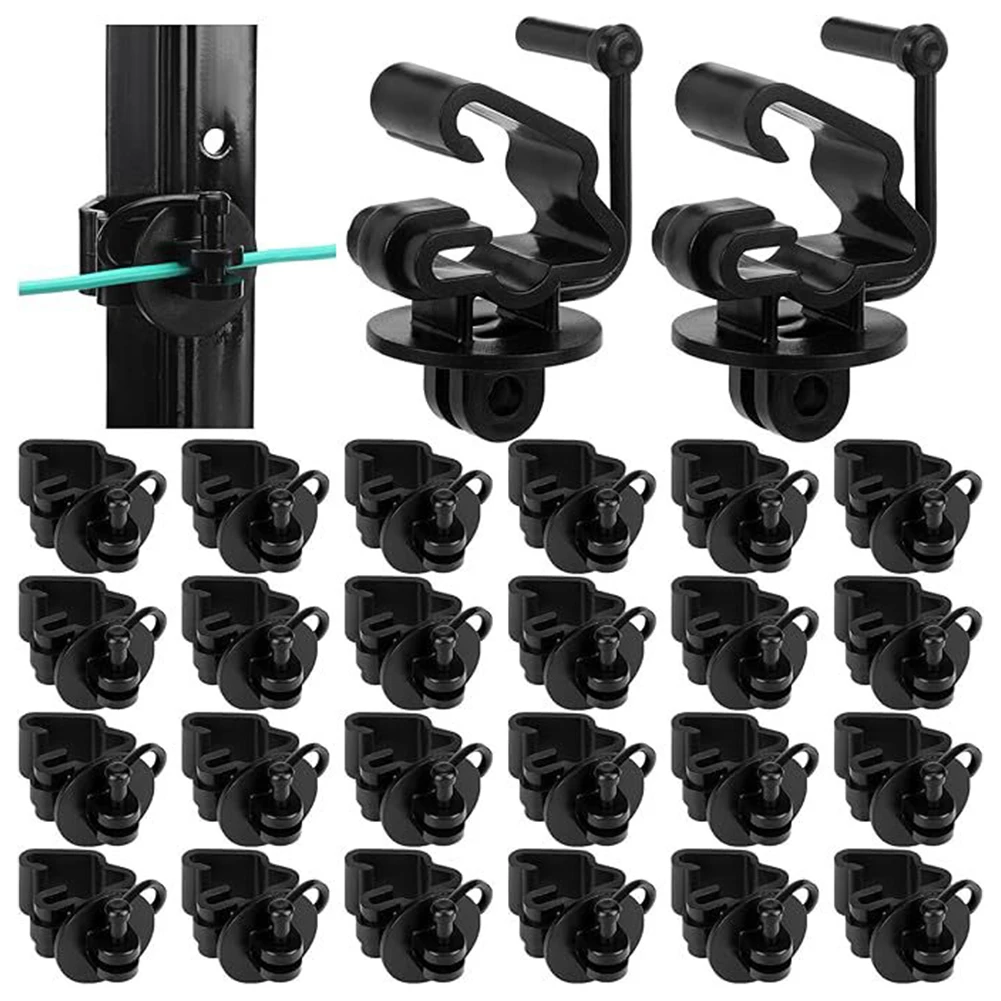 T Post Pin Lock Z Pin Lock Insulator ينطبق على 1-1 4 أعمدة يحمل سلكًا معزولًا بإحكام للتربية 20*15*10 سنتيمتر