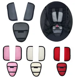 3 STKS Baby-autogordels Schoudervullingen Riemhoezen, Kinderstoel Kinderwagen Wandelwagen Harnas Cover Zachte Kruis Pads voor Baby Kid