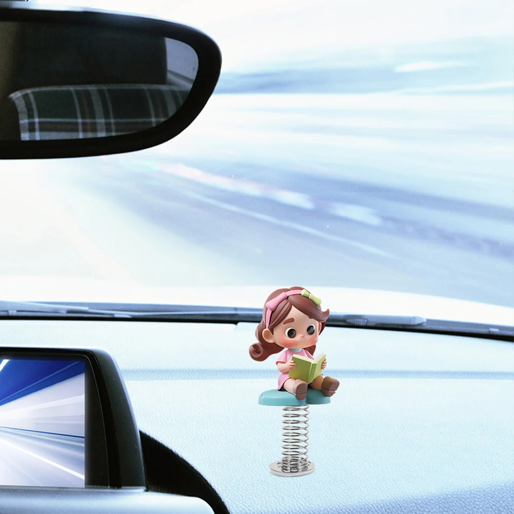 

40pcs Spring Base Car Ornament: Dashboard Wobble Shaking Head Figure For Fun Stability Small Springs