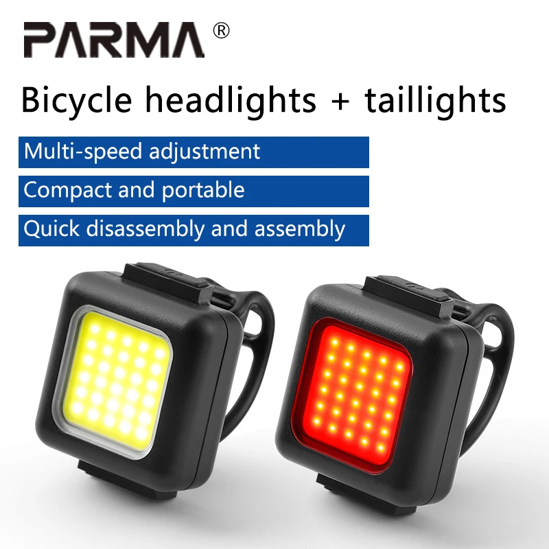 المصابيح الأمامية للدراجة الصغيرة، المصابيح الخلفية، أضواء الطرق الجبلية، أضواء ركوب الليل للأطفال، ركوب الدراجات في الهواء الطلق #2