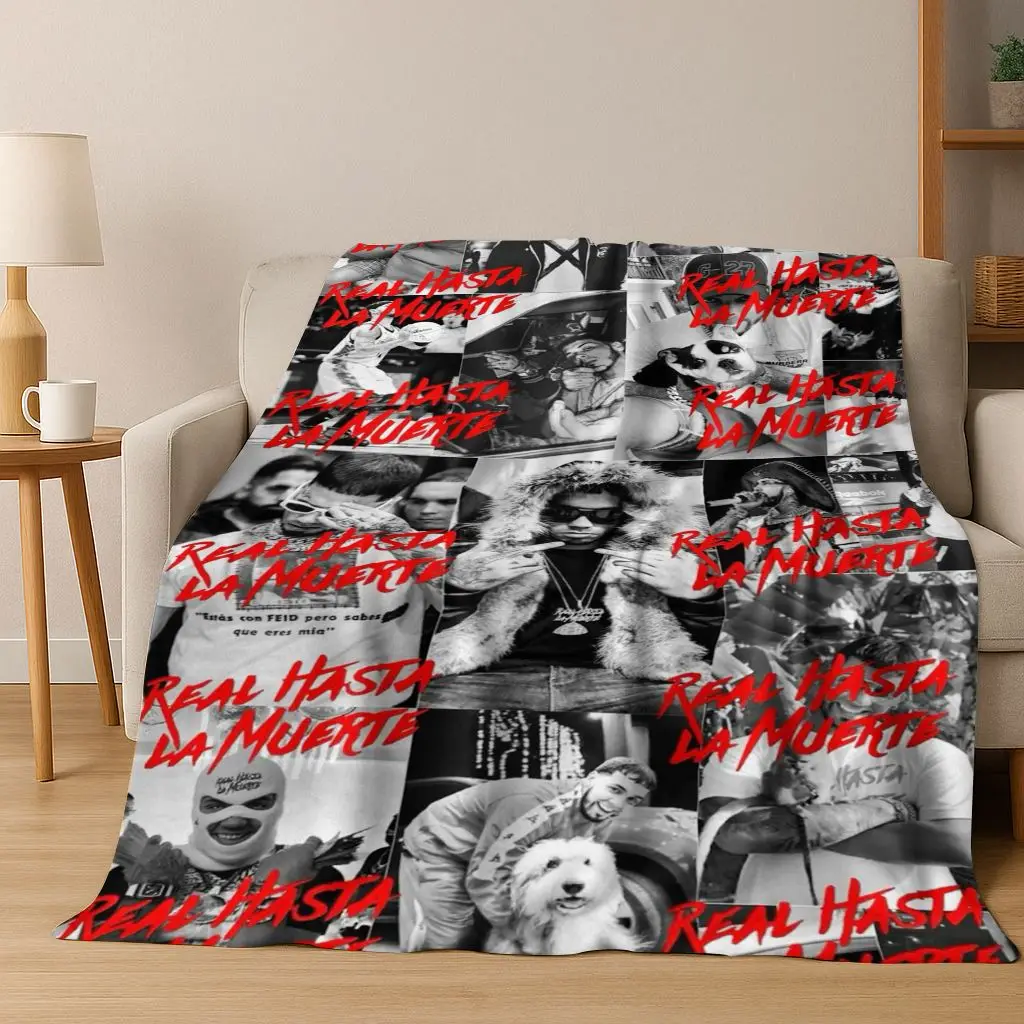 

Anuel AA Hip Hop Rapper Singer Flannel Blanket,Warm and Cozy Soft Throw Blanket for Home Bedroom Bed Sofa Cover Kid Gift