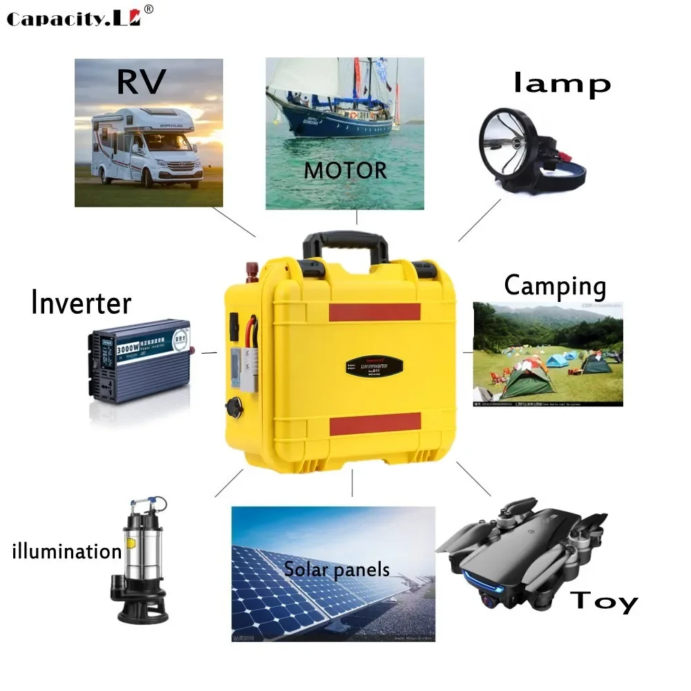 12v Lifepo4 Battery 300ah Battery Pack 250AH Rechargeable Battery For RVs Solar and Motor Homes Solar Camping Part Inverter