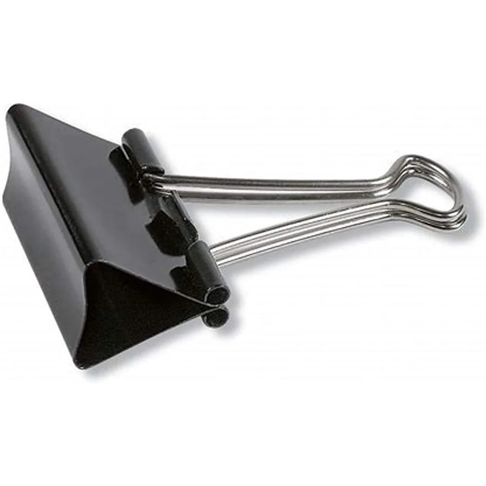 مشابك ربط كبيرة جدًا (36 عبوة) مقاس 2 بوصة، مشابك ورق كبيرة للوازم المكتبية، باللون الأسود