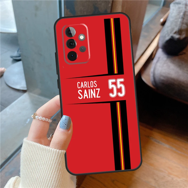 Carlos Sainz Case For Samsung Galaxy A54 A34 A14 A12 A22 A32 A52 A72 A13 A23 A33 A53 A73 A51 A71 Cover