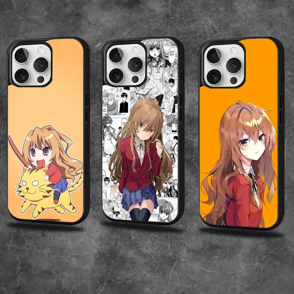 

T-Taiga Toradora Aisaka Phone Case For iPhone 17,16,15,14,13,12,11,Pro,Max,Plus,Mini,SE4,E Magnetic Magsafe Wireless Charging