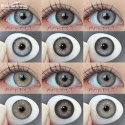 EYESHARE Gray Pupil Lens 1 Pair Colored Contact Lenses for Eyes Natural Lenses Korean Style Colorcon Eye Contacts Fashion Lenses
