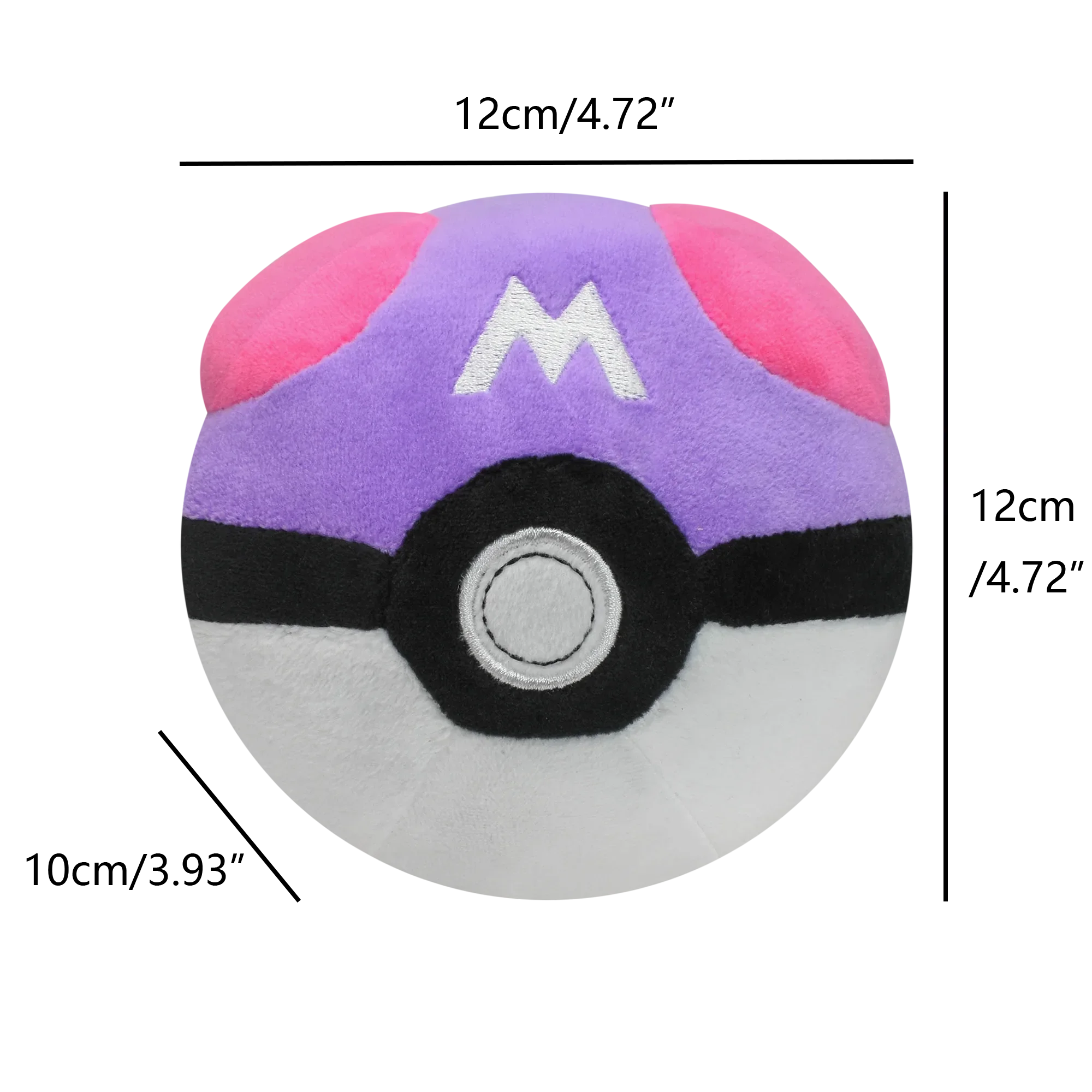 9 estilos Pokemon peluche Pokeball Master Ball gran Ultra Premier Ball Strange Ball suave Anime juguetes de peluche muñeca monstruo de bolsillo