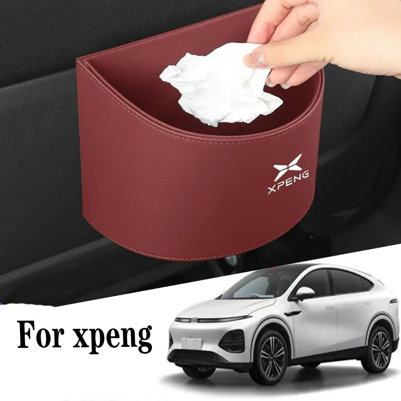 

Для Xpeng P7/G3i/P5/G9/G6/X9 автомобильный мусорный бак для внутреннего хранения разных предметов, ящик для хранения перчаточного отделения, укладка, уборка