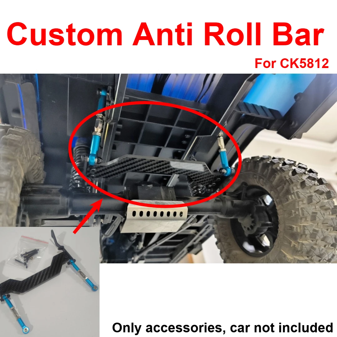 RC Off Road Crawler Vehicle Rear Anti Roll Bar Custom Model Number For CK5812 High Performance Modification Upgrade Spare Parts