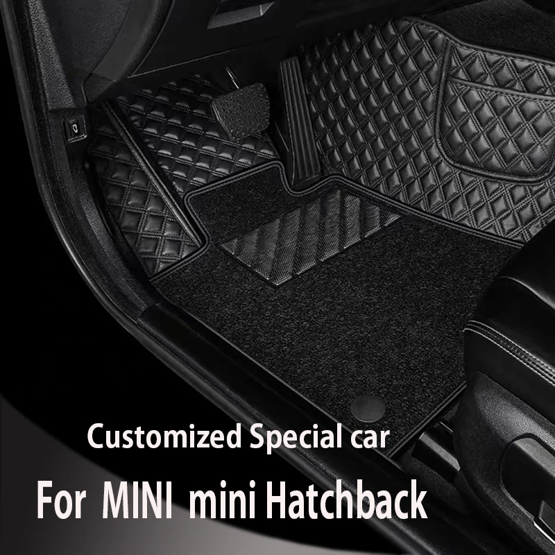 

Car floor mats for MINI mini Hatchback 2004 2005 2006 2007 2008 2009 2010-2013 Custom auto foot Pads automobile carpet cover