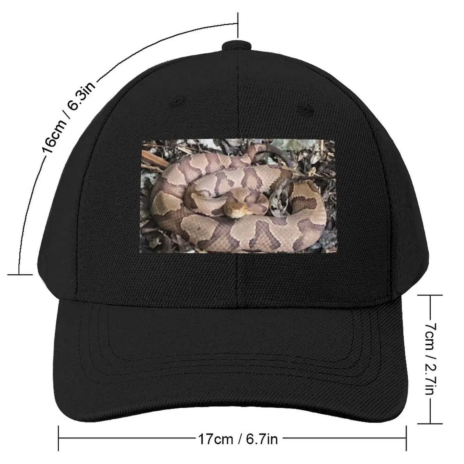 Northern Copperhead 1 Baseball Cap Fishing cap Horse Hat derby hat Women's Hats For The Sun Men's