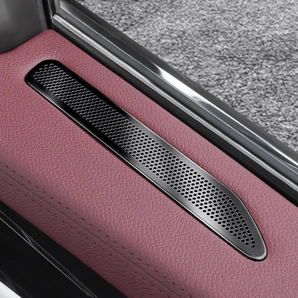 For Renault Grand Koleos 2024 Auto Door Air Outlet Cover Conditioner Duct Outlet Exhaust Dustproof Stainless Steel Accessories
