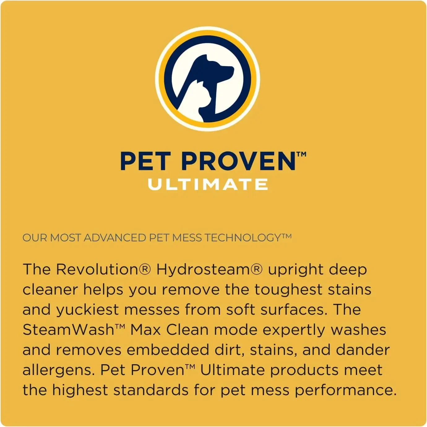 Revolution HydroSteam Pet Carpet Cleaner, Upright Deep Cleaner, HydroSteam Technology, 2-in-1 Pet Upholstery Tool & Formulas Inc