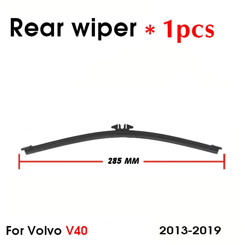 Car Wiper blade Rear Back Window Windscreen Windshield Wipers For Volvo V40 Hatchback 285mm 2013-2019 Auto Accessories