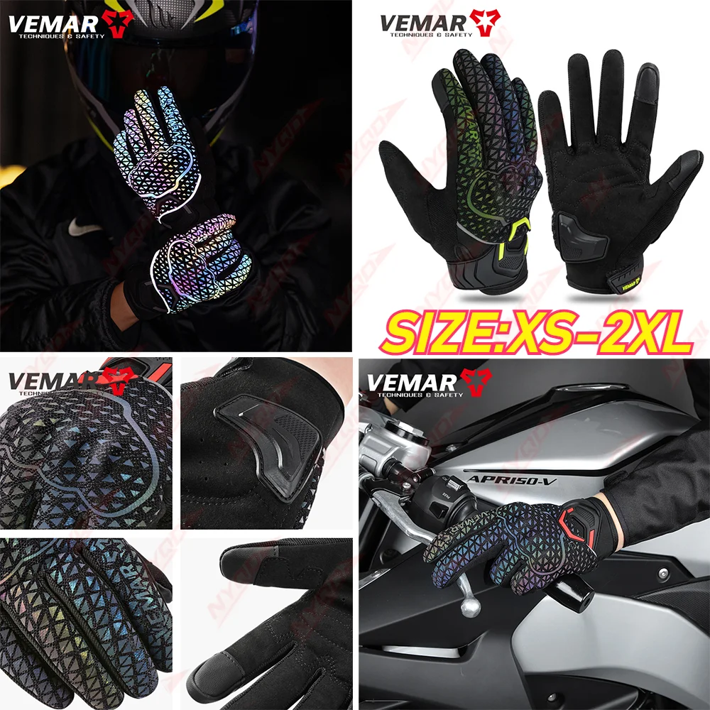 

Spring Summer Motorcycle Gloves TPU Knuckle Protection Anti Fall Breathable Unisex Lightweight Durable All Four Seasons Gear