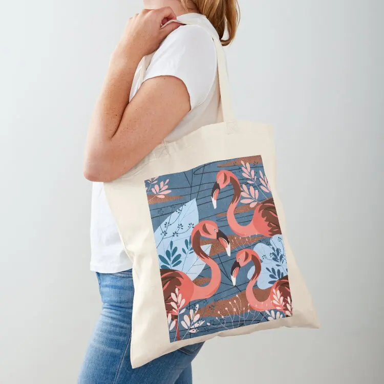 

Flamingo pattern Tote Bag Cloth bag Handbags bag for beach shopper woman