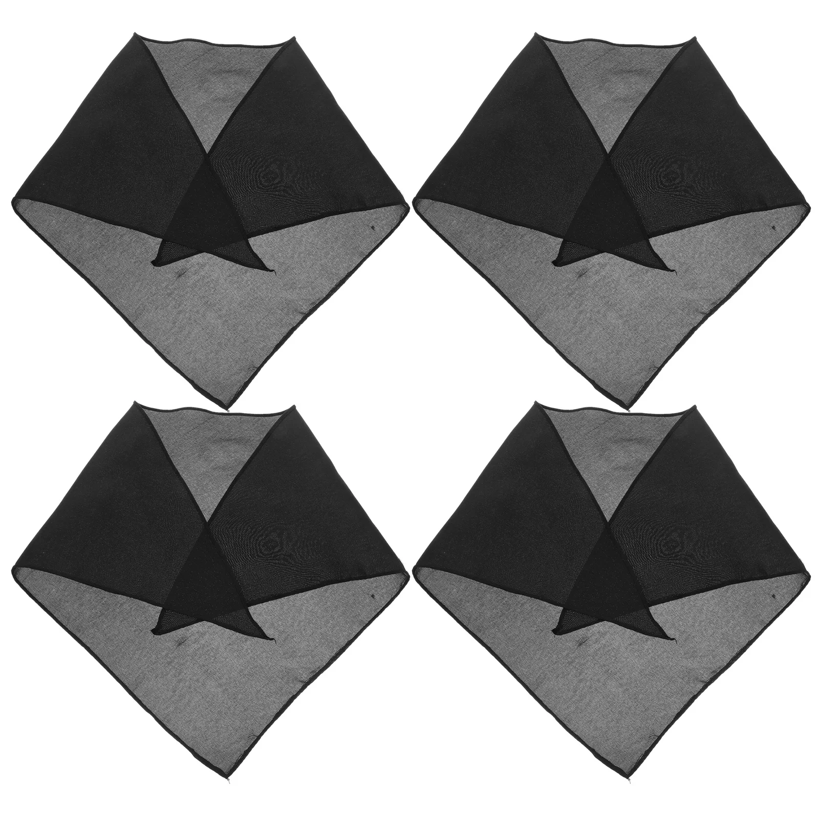 

4pcs Washable Dog Bandana Large Size Polyester Pet Neck Scarf Adjustable Outdoor Triangle Decor For Dogs Party Photo Prop