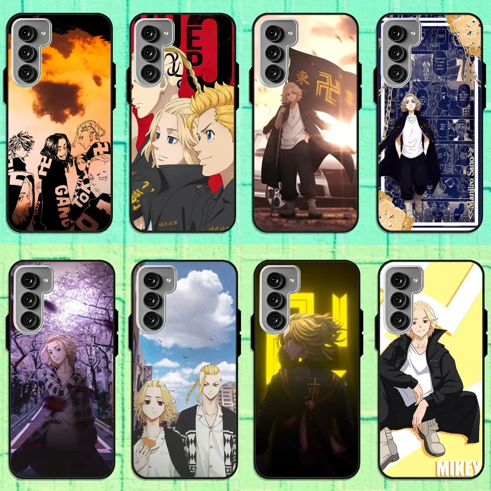 Cartoon Tokyo Revengers Mikeys Phone Case For Samsung Galaxy S22 S23 S24 S30 Note 20 10 Plus Lite FE ULTRA Shell