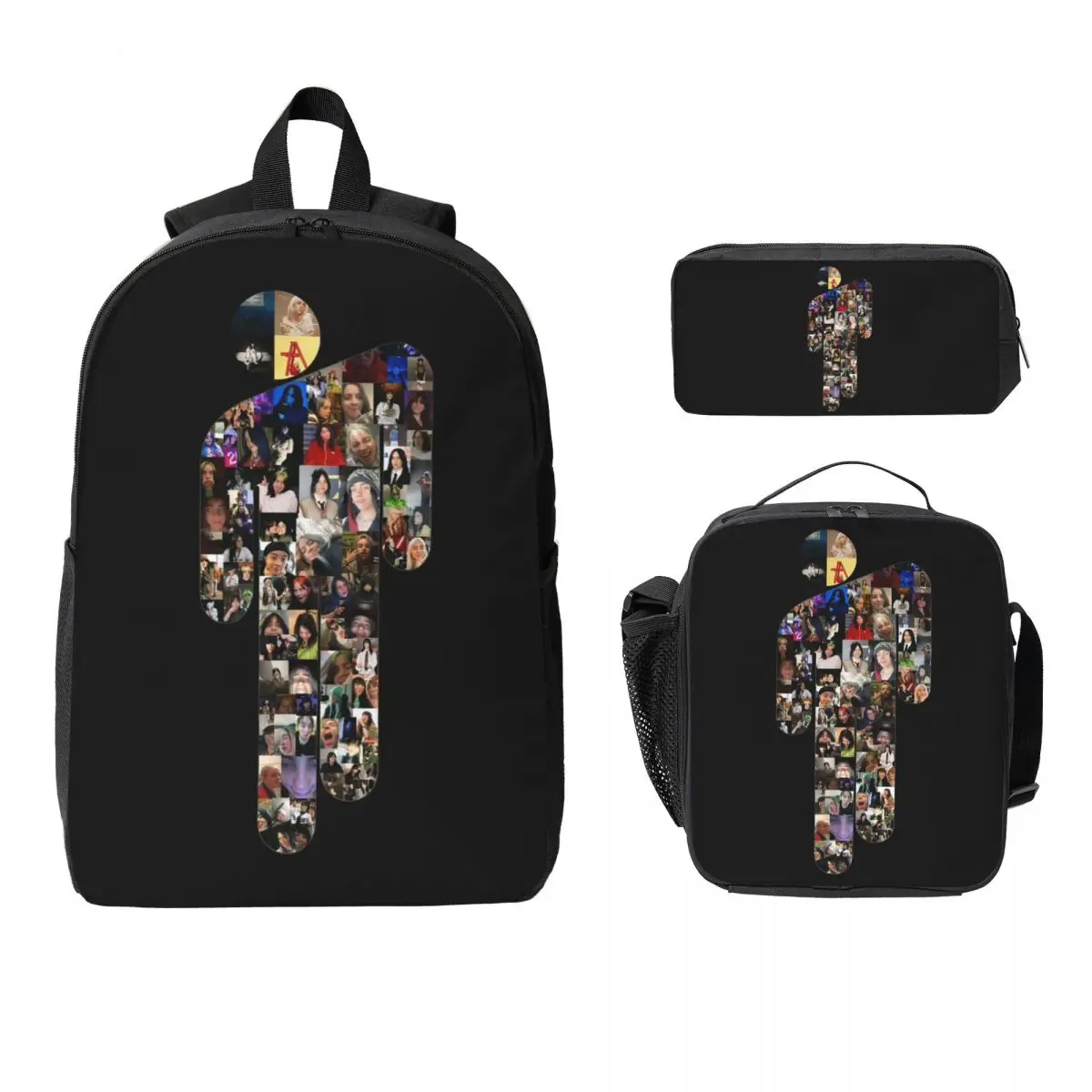 Hit Me Hard And Soft Music Album Backpack Student BookBag School Bag Laptop Shoulder Bags 3ps Insulated Lunch Bag Pencil Case